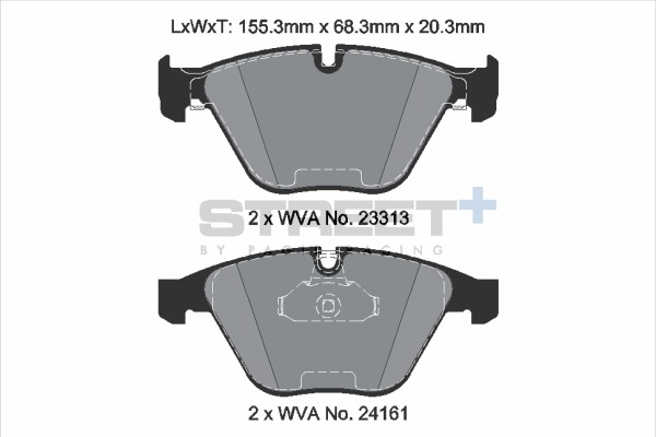 BremsbeläGe BMW 3 (E90) 330 D Baujahr 09/08–10/11 Kw 180 PS 245 - Pagid Racing S-image
