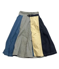 KAPITAL Denim Wrap Skirt Patchwork Size 1 Ladies Casual good condition Used