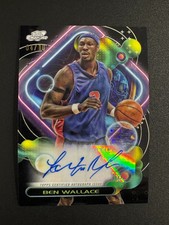 2023/24 Topps Cosmic Chrome Basketball Ben Wallace #CCAV-BW Auto Black #04/10 