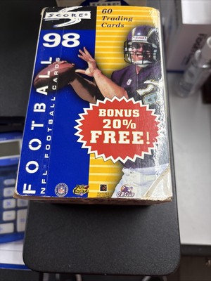 1998 SCORE PINNACLE FOOTBALL  MOSS, MANNING ROOKIE Open Box