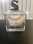 Danny Mendick Signed Autograph Official ROMLB Baseball with Display Case
