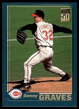 Danny Graves 2001 Topps #228 Cincinnati Reds MLB READ FREE SHIPPING AutographDen