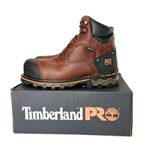 Timberland PRO Men's 6" Boondock Composite Toe Work Boot - Brown, Size Options