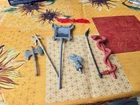 MOTU Vintage Castle Grayskull Sword Gun and Weapons Rack Accessories Lot He-Man