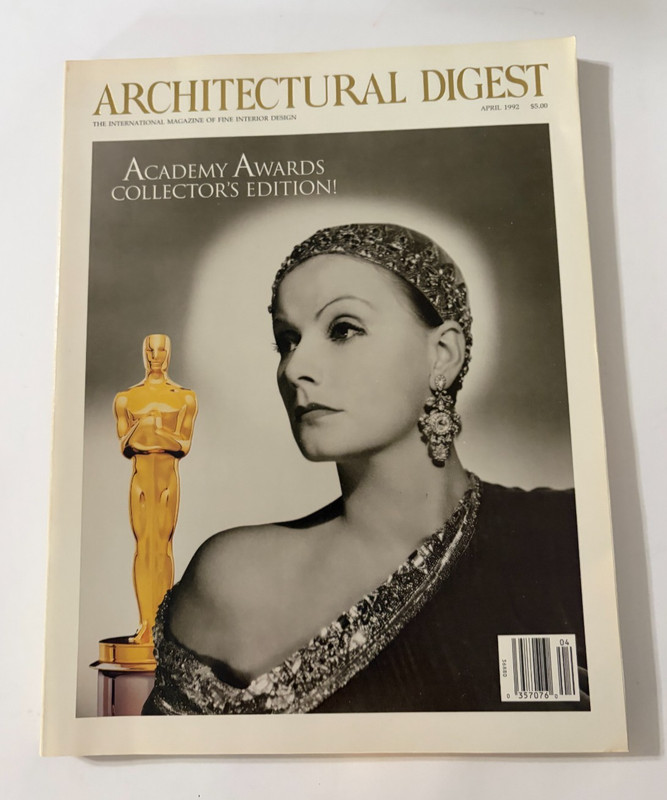 Architectural Digest Magazine 1992 Academy Awards Collector's Edition