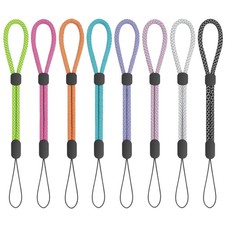 FrgKbTm Reflective Hand Wrist Strap Lanyard, 8 Pcs Adjustable Nylon Wrist Str