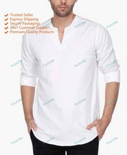 Mens Kurta Solid Kurta Indian Kurta Ethnic Mens Designer Traditional Kurta