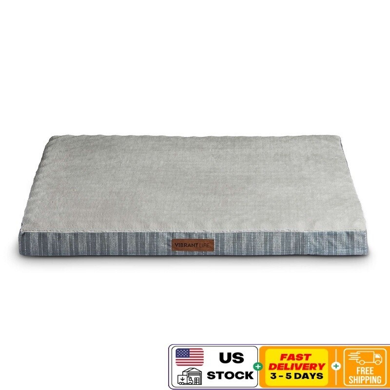 Large Orthopedic Dog Bed – Ultra Soft Support, Machine Washable, Easy Care, 35x25 Inches