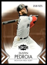 2012 Topps Triple Threads Sepia Dustin Pedroia 350/625 Boston Red Sox #74
