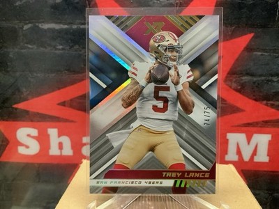 2022 Panini XR Trey Lance #56  WHITE Parallel #/75 