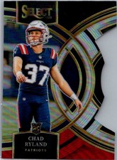 2023 Panini Select #122 Chad Ryland Black and Red Prizms Die Cuts