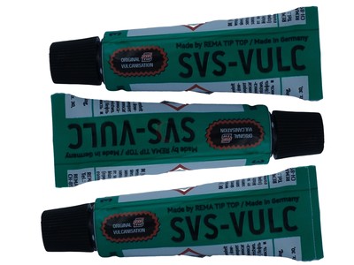 3x Rema Tip-Top SVS Vulc Gummikleber Vulkanisationslösung 3g