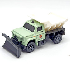 2022 Matchbox Chevrolet Snow Plow Truck Green 164 Scale Diecast Model