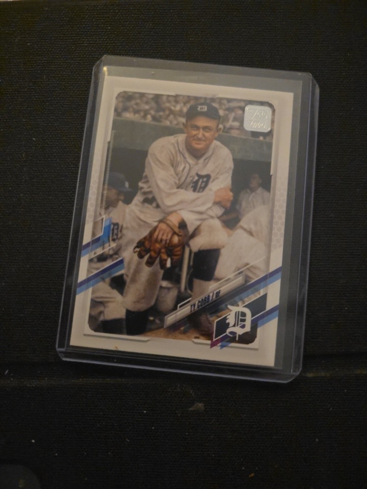 2021 Topps Series 2 Baseball Ty Cobb B3p18 Short Print Variation SP #336 Legend