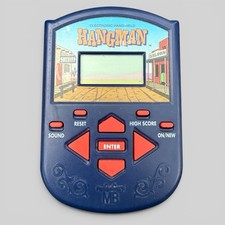 Vintage Hangman Electronic Handheld Game - Milton Bradley 1997 - Tested Works