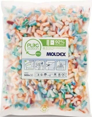 MOLDEX Gehörschutzstöpsel Spark Plugs  786001 Nachfüllpack 500 Paar SNR 35 dB
