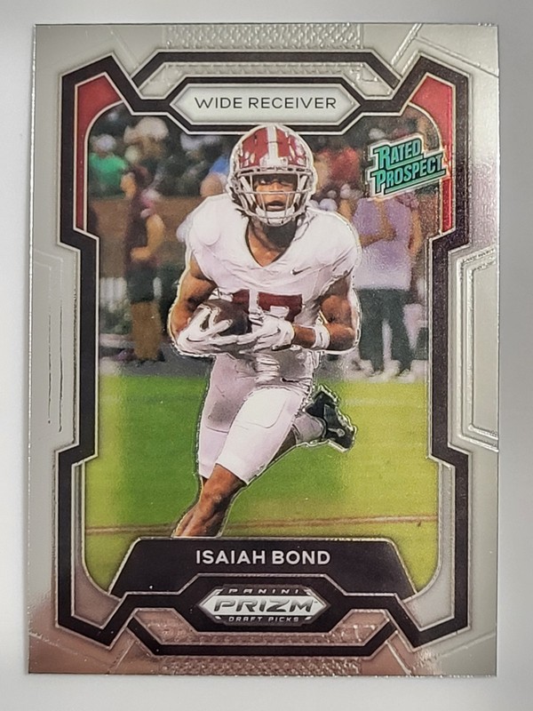 2024 Panini Prizm Draft Picks Rated Prospect ISAIAH BOND #184 Mint Condition 