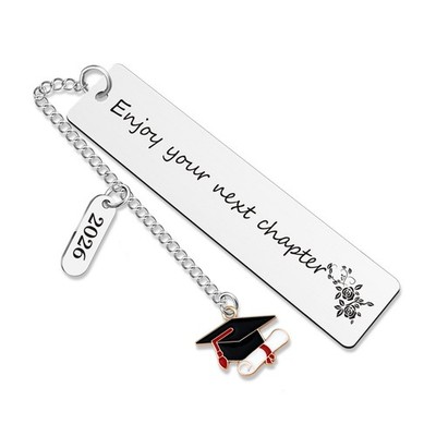 Class of 2026 Gifts College Graduation Gifts for Women Men Metal Bookmarks High 
