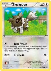 Zigzagoon 111/160 Common XY - Primal Clash