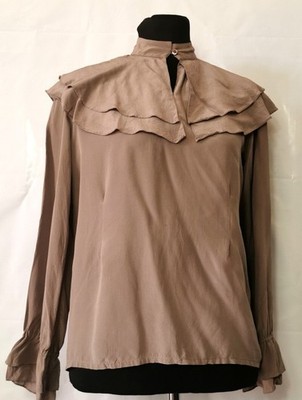 Derek Cockle Seidenbluse Silk blouse Gebraucht in gutem Zustand 100% Seide Gr: S
