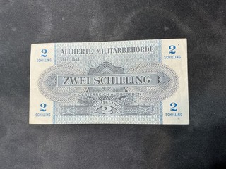 Austria 1944 2 Schilling Crisp XF Banknote. N4394
