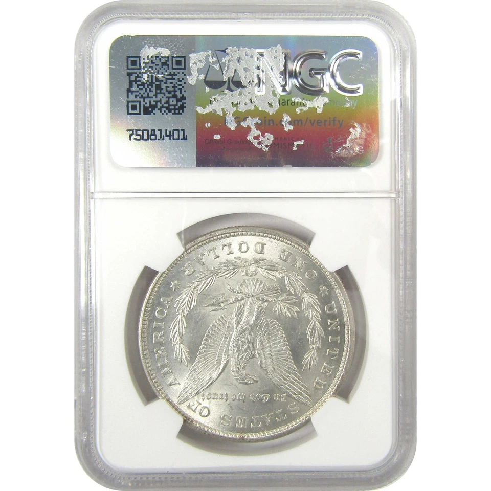 1878 8TF Morgan Dollar MS 62 NGC Silver Uncirculated SKU:I19938 - Image 2 of 4