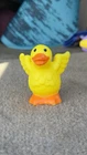 Vintage Fisher Price Little People Yellow Duck Bird Figure Farm Animal Toy