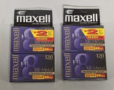 Maxell Hi 8 Digital8 XR-Metal 120 Camcorder Tapes Videotape  4 Tapes New Sealed