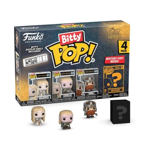 Funko Bitty POP! Lord of The Rings - Galadriel, 4-Pack and A Surprise Mystery