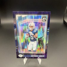 Panini Donruss Optic Rated Rookie Anthony Gould #205 Purple Shock Prizm Colts