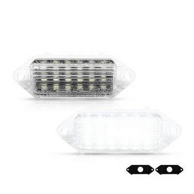 #ad White LED License Plate Lights Pair 18 SMD For 2007 2016 Mitsubishi Lancer EVO X $14.24
