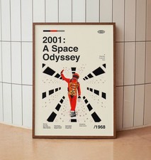 2001 A Space Odyssey Vintage Movie Poster - Stanley Kubrick - Unframed
