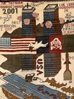 Hand Knotted Twin Tower Afghan War Pictorial Balouch Wool Area Rug 2.5 x 1.11 Ft — photo 3