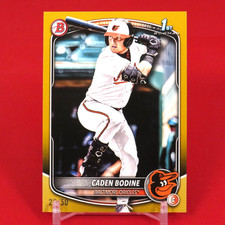Caden Bodine Orange Parallel /50 2025 Bowman Draft Paper