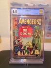 Avengers #25 CGC Universal Grade  6  OW/W Doctor Doom App Kirby Art Marvel 1966