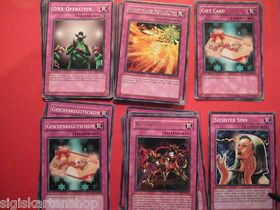 Fallenkar ten Yu-Gi-Oh Kräfte Rauben DCR Bodenklappenfalle Letzter Spielzug usw.