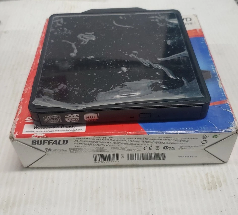 Nuevo DVD portátil Buffalo DVSM-PC58U2VB en caja Foto 3 de 4