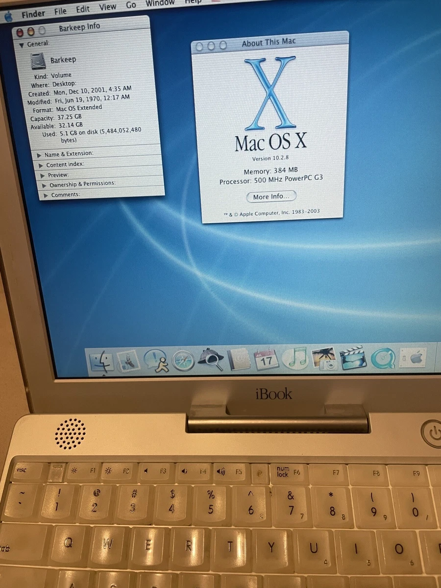 iBook G3 iMac - 500MHz Duel USB 384mb/40gb HD OS X