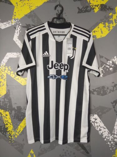 Juventus Home football shirt 2021 - 2022 Jersey Adidas Mens Size L ig93 - Afbeelding 1 van 8