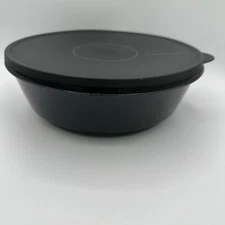 Tupperware Serve N Store Bowl 3.5L Black Container Tazon Novel Transparent 