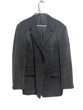 CALVIN America Men's Black Corduroy Sport Coat Blazer Size 44L