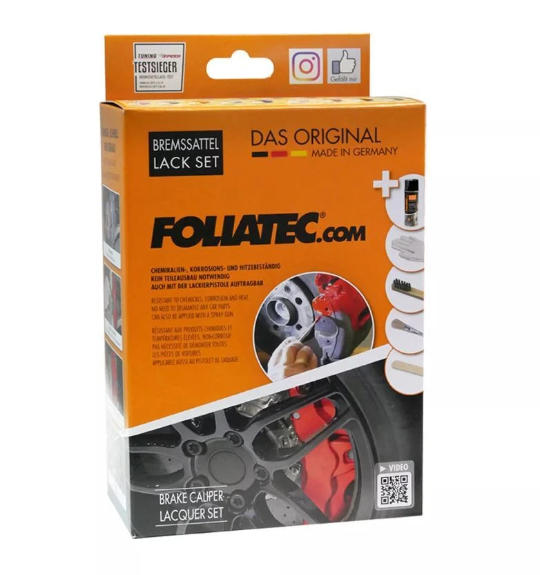 Kit de pintura pinzas de freno FOLIATEC altas temperaturas con accesorios