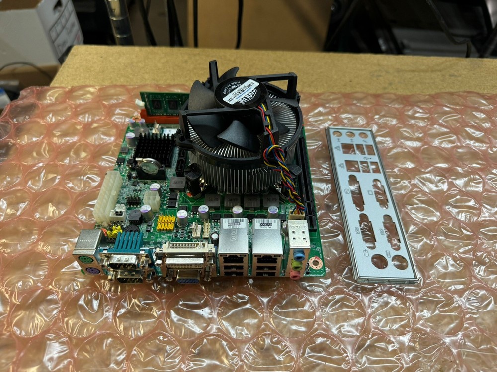 ADVANTECH AIMB-280 MINI Industrial MOTHERBOARD w/ i7-860 CPU & 4GB DDR3 + I/O
