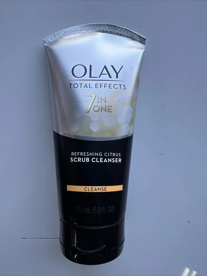 Olay Total Effects Jabón Facial, Exfoliante Refrescante de Cítricos 7 en 1, Paquete de 2 5 fl oz Foto 2 de 3