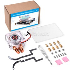 Radiatore basso profilo Orange Pi 5/5B CPU RGB luce LED torre di ghiaccio ventola di raffreddamento