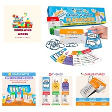 Interactive 500 English-Spanish Flash Cards - Essential for Language Learners