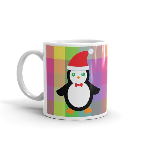 Weihnachten Pinguin Urlaub lustig Kaffee Tee Keramik Tasse Büro Arbeit Tasse Geschenk - Bild 2 von 4