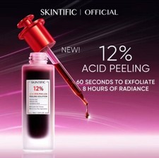 SKINTIFIC 12 Peeling Solution Serum/ Moisturizer  Exfoliate  Brightening Acne