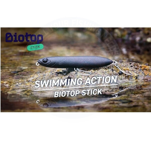 Leurre Stickbait Leurre Fiiish Biotop Stick 10cm - 15g - Black Shadow - Pour Pêche Sportive - BTS9003 Leurre Mer