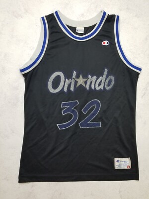 Vintage Champion Shaquille O'Neal #32 Orlando Magic Black Jersey